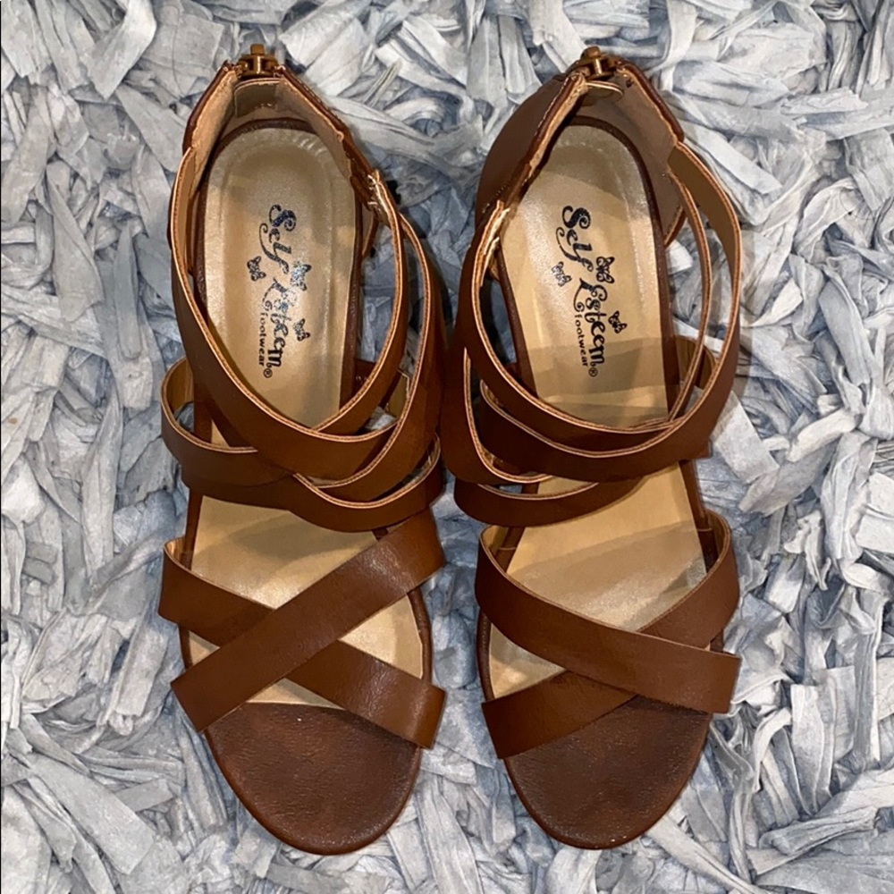 Strappy Wedges
